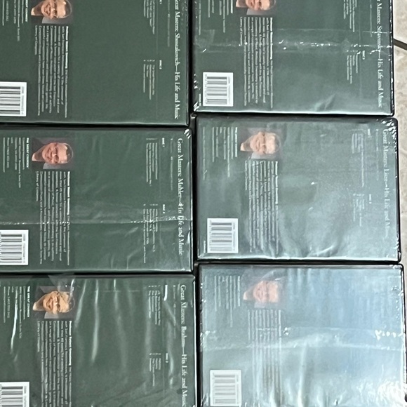 The Great Courses Great Masters Dvd and Book His Life & Music Set of 6 New - Picture 8 of 9